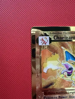 Pokemon Charizard Celebrations UPC Promo Metal Holo 004/102 English - Image 4