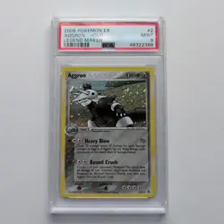 2006 Pokemon Aggron Holo Legend Maker PSA 9 2/92 - Image 1