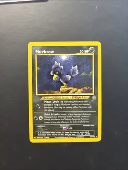 Murkrow - 24/111 - Pokemon Neo Genesis Unlimited Rare Card WOTC NM - Image 1