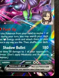 2025 Pokemon - Marnie's Grimmsnarl Ex 136/182 Destined Rivals - DOUBLE RARE HOLO - Image 3