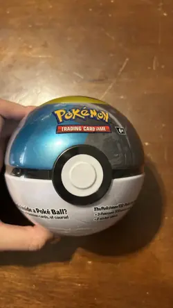 Pokemon TCG PokeBall Tin Sealed NEW *LOT OF 2* ~ 6 Booster Packs - Image 1