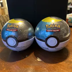 Pokemon TCG PokeBall Tin Sealed NEW *LOT OF 2* ~ 6 Booster Packs - Image 3