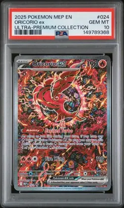 Pokemon Oricorio ex Mega Evolution Ultra Premium Coll. Promo #024 PSA 10 - Image 1