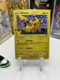 Pikachu SWSH039 Sword & Shield Promo 2020 Holo Rare Holo Pokemon TCG Card - NM - Image 1
