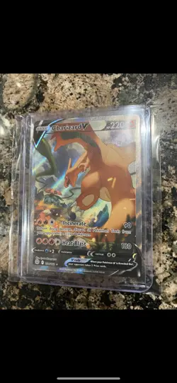 Charizard V 154/172 ALT Alternate Full Art Pokemon Card Brilliant Stars - Image 1