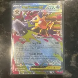 Mega Starmie ex 21/88 Double Rare Pokemon TCG Card ME03 Perfect Order * NM * - Image 1