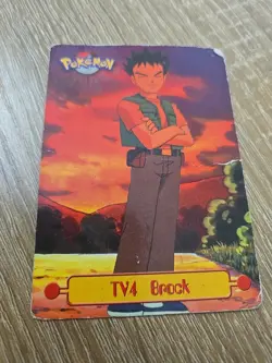TV4 Brock - TV Animation Edition - Pokemon Topps Card - Image 1