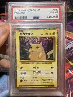 Pokemon TCG: PSA 10 Pikachu 008/032 CLL Pokemon Card Game Classic -Japanese 2023 - Image 1