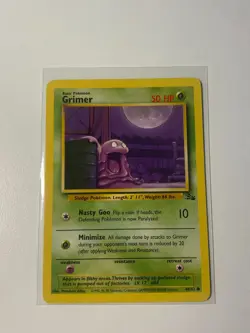 Grimer - 48/62 - Pokemon card TCG Fossil WOTC non holo - Image 1