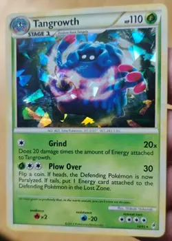 FREE SHIPPING Tangrowth Holo Card 34/95 - Call of Legends - Pokemon 2011 Lp - Image 1