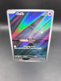 Pokemon TCG Cleffa 202/197 Obsidian Flames Illustration Rare Card - Image 1