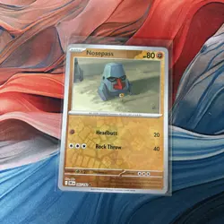 097/182 NOSEPASS REVERSE HOLO DESTINED RIVALS POKEMON CARD - Image 1