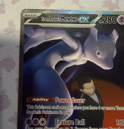 Ascended Heroes Mewtwo EX Special Illustration Rare Pokemon Card 281/217 - Image 3
