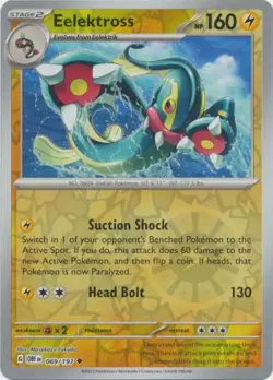Eelektross 69/197 Reverse Holo | Obsidian Flames | Pokemon Card - Image 1