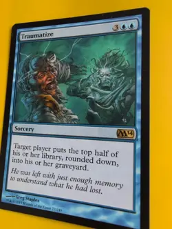 Traumatize. Sorcery MTG Card. Core Set 2014. M14 - Image 4
