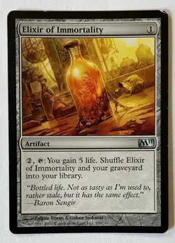 Magic the Gathering #206 Elixir Of Immortality MTG M11 2010 LP - Image 1