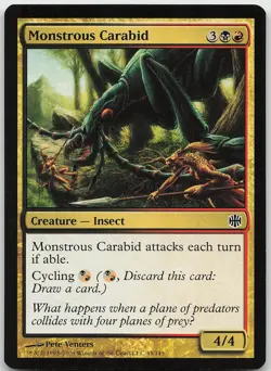 Monstrous Carabid 43 Common Alara Reborn NM MTG - Image 1