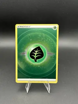 2022 Pokemon Sword & Shield Brilliant Stars Green Energy Leaf TCG Card Holo - Image 1