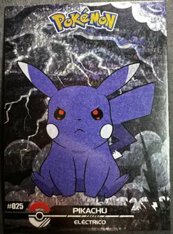 PIKACHU - POKEMON BLACK DARK CRYSTAL CARD COLLECTION HOLO - Image 1