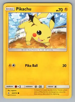 PIKACHU 54/214 C UNBROKEN BONDS POKEMON NM UNB 2019/, - Image 1