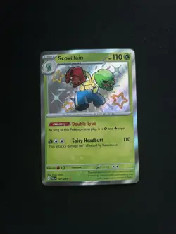 Pokemon - Scovillain - 107/091 SV: Paldean Fates - Shiny Rare - NM - Image 1