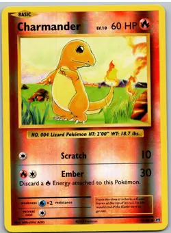 Charmander 9/108 Common Evolutions Pokemon Reverse Holo - Image 1