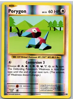 Porygon 71/108 Uncommon Evolutions Pokemon Reverse Holo - Image 1