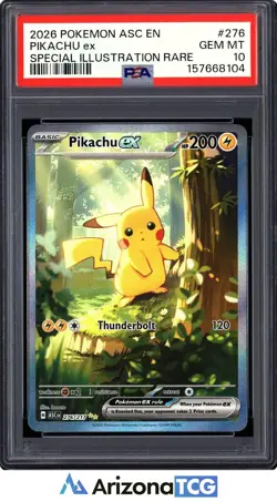 Pokemon 2026 Pikachu ex 276/217 SIR Ascended Heroes GEM MINT PSA 10 - Image 1