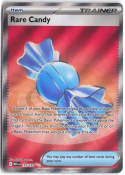 Rare Candy 175/132 Ultra Rare Mega Evolution Pokemon NM - Image 1