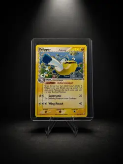 Pokemon -Pelipper (Delta Species) 26/100 Crystal Guardians Reverse Holo STAMPED! - Image 1