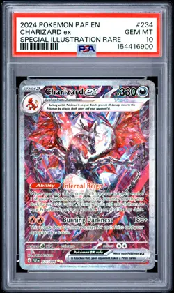 PSA 10 2024 CHARIZARD EX 234/091 POKEMON PALDEAN FATES SIR #234 GEM MINT 🔥 - Image 1