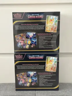 Pokemon Center Chaos Rising Elite Trainer Box ETB Factory Sealed x2 ✅✨ - Image 2