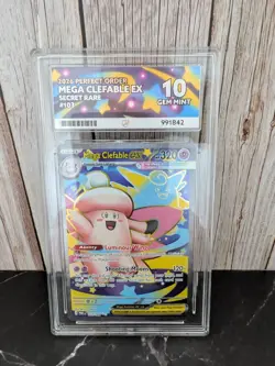 Pokemon Perfect Order Mega Clefable ex 103/088 Ace Gem Mint 10 - Image 1
