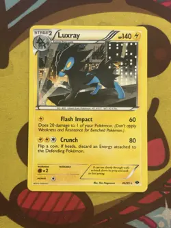 Pokemon Luxray 46/99 - Cosmo Holo Rare - BW Next Destinies - Excellent - Image 1