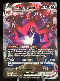 Eternatus VMAX Trainer Gallery Pokemon TCG Holo Ultra Rare Lost Origin TG22/TG30 - Image 1
