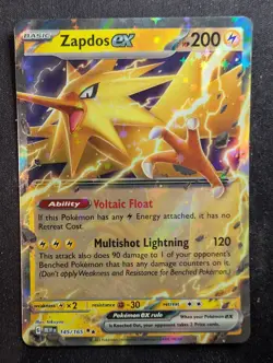Zapdos ex - 145/165 - Pokemon 151 (Pokemon) - Image 1