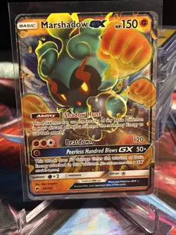 The Pokemon Company Pokemon TCG Marshadow GX 80/147 Burning Shadows UR Holo ENG - Image 1