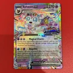 Sylveon ex #041/131 Prismatic Evolutions Stamp Promo Holo EN 270HP - Image 1