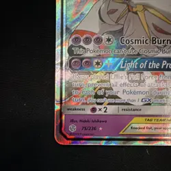 The Pokemon Company Pokemon TCG Solgaleo & Lunala GX TAG TEAM 75/236 Holo - Image 5