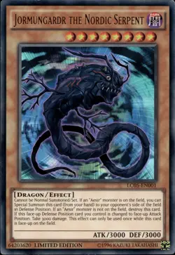 Jormungardr The Nordic Serpent - Ultra Rare Limited Ed. LC05-EN001 - LP - YuGiOh - Image 1