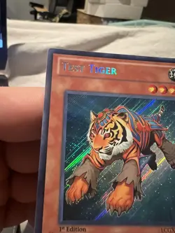 LCGX-EN242 TEST TIGER SECRET RARE LP 1ST EDITION - Image 2