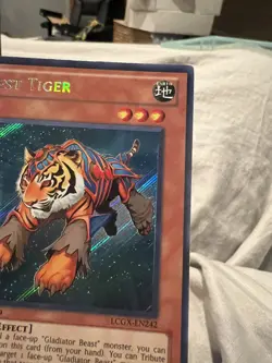 LCGX-EN242 TEST TIGER SECRET RARE LP 1ST EDITION - Image 3