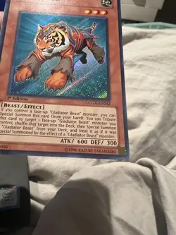 LCGX-EN242 TEST TIGER SECRET RARE LP 1ST EDITION - Image 4