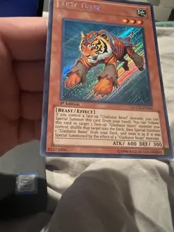 LCGX-EN242 TEST TIGER SECRET RARE LP 1ST EDITION - Image 5