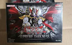 Yugioh Supreme Darkness 1st edition Mini Box w/ 4 booster packs and token - Image 1