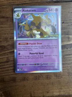 Alakazam Prerelease Stamped Promo Pokemon Card MEP 003 - Image 4