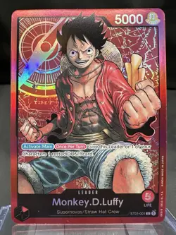 Monkey.D.Luffy ST01-001 Starter Deck 1: Straw Hat Crew - One Piece - Image 1