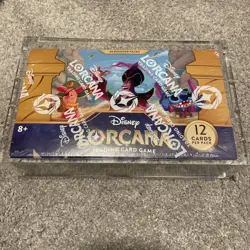 Disney Lorcana Into The Inklands Booster Box- New Sealed In Acrylic Case - Image 1