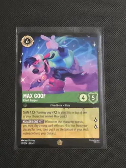 Max Goof - Chart Topper - Legendary - Lorcana: Fabled - 77/204 NON-FOIL - Image 1