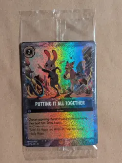 Zootopia 2 “Putting It All Together” Disney Lorcana Promo Trading Card SEALED - Image 1